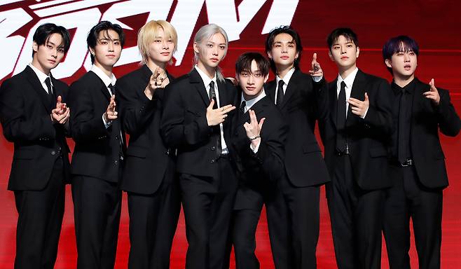 스트레이 키즈(Stray Kids) 리노(왼쪽부터)와 한, 아이엔, 필릭스, 방찬, 현진, 승민, 창빈. /뉴스1
