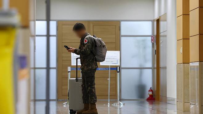 대학병원으로 파견된 군의관 [연합뉴스 자료사진]