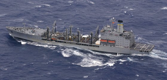 한화오션이 미국 해군 함정 두번째 MRO 사업으로 수주한 ‘USNS YUKON’함. 사진 한화오션