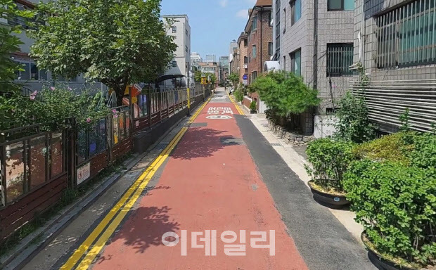 도곡초 보도 신설 예정 구간. (사진=강남구)