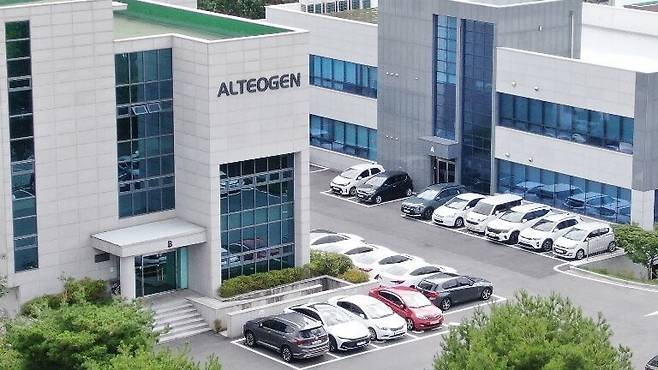 대전 유성구에 있는 알테오젠 사옥 전경. / 조선 DB