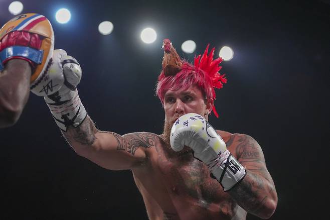 타이슨과 맞붙는 제이크 폴. 사진=AP 연합뉴스