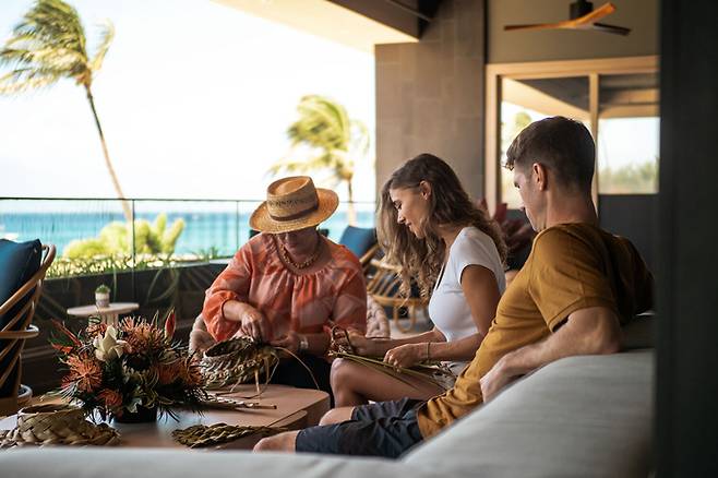 레이 포오 만들기 클래스. 사진제공|팜투어