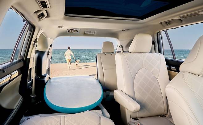 사진 : 토요타 하이랜더 실내