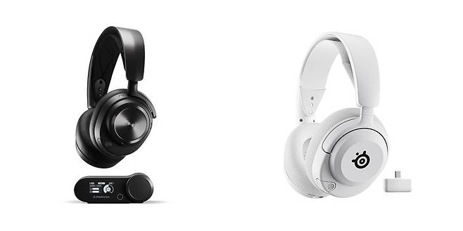 ▲ ARCTIS NOVA 프로 무선 게이밍 헤드셋(좌), ARCTIS NOVA 5 게이밍 헤드셋(우)