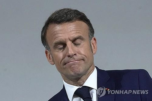 에마뉘엘 마크롱 프랑스 대통령 [AP 연합뉴스 자료사진. 재판매 및 DB 금지]