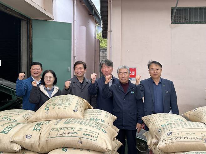 경산시가 공공비축미곡 및 시장격리곡 1801톤을 매입한다. 경산시청 제공