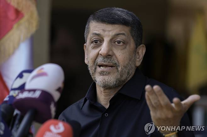 무함마드 아피프 헤즈볼라 수석대변인 [AP 연합뉴스 자료사진. 재판매 및 DB 금지]