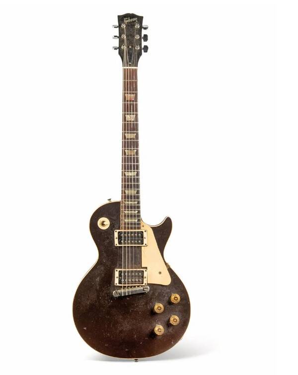 제프 벡 황금기를 함께한 54년 '옥스블러드' 깁슨 레스폴 [사진=크리스티 옥션 홈페이지]