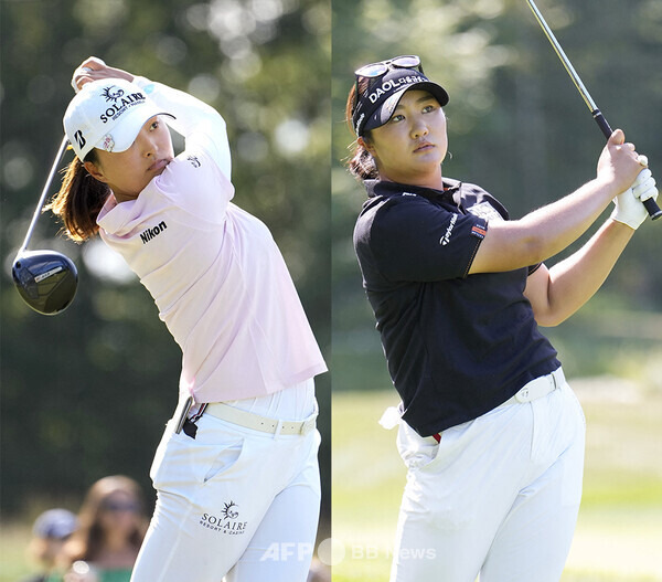 미국여자프로골프(LPGA) 투어에서 활약하는 고진영, 유해란 프로. 사진제공=ⓒAFPBBNews = News1