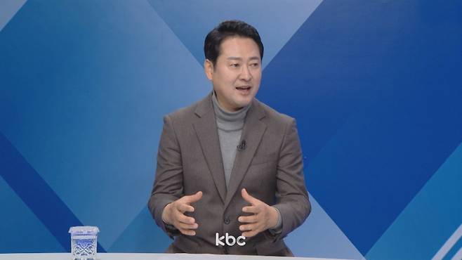 ▲19일 KBC 여의도초대석에 출연한 장동혁 국민의힘 수석최고위원