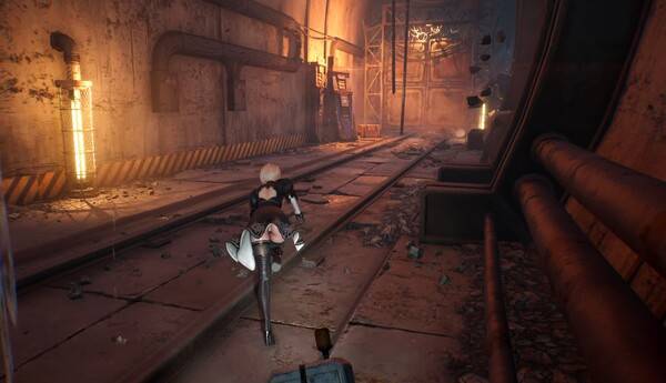 - 원작보다 좋은 그래픽으로 2B 의상을 감상할 수 있다