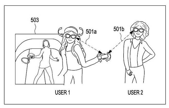 삼성전자가 지난달 공개한 AR 글래스 콘텐츠 공유 기술 특허./USTPO 제공