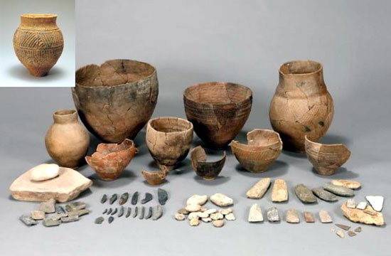 ▲ 오산리 선사시대 유물