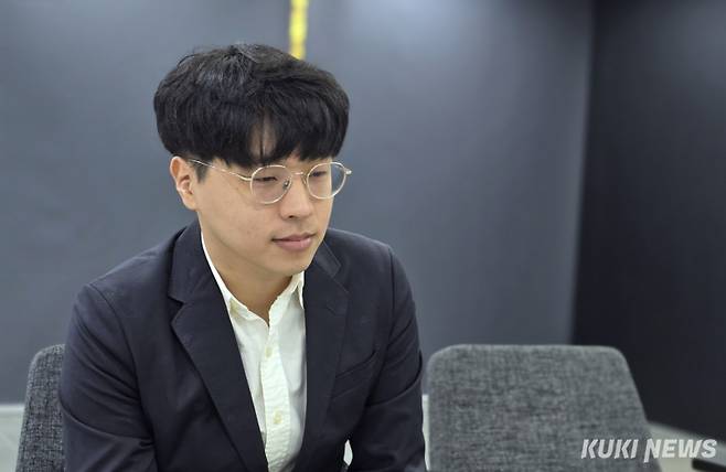 20일 쿠키뉴스와 만난 ‘벵기’ 배성웅 DK 감독. 사진=김영건 기자&nbsp;