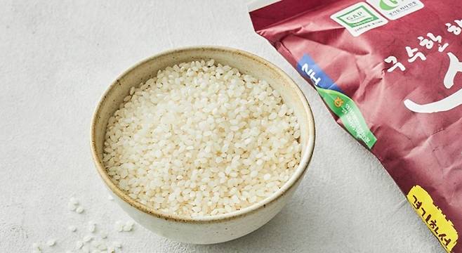 골든퀸3호 품종의 브랜드 수향미. [컬리 제공]