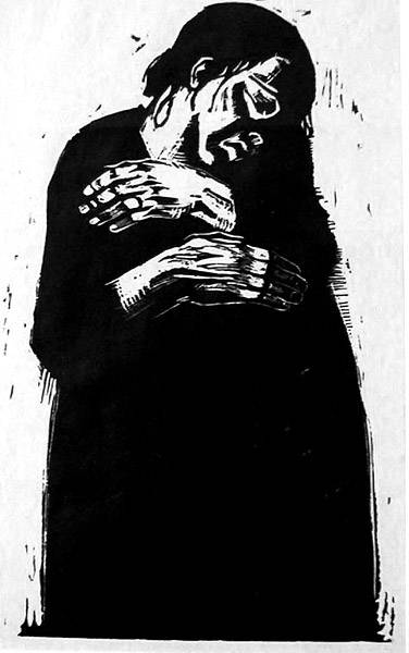 케테 콜비츠, ‘전쟁 연작 4, 과부’