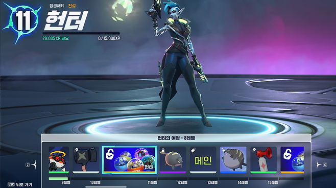 - 꾸준히만 한다면 모든 헌터를 무료로 획득할 수 있다