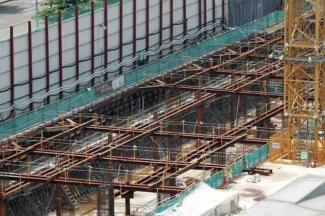 서울 시내 공사 현장. /뉴스1