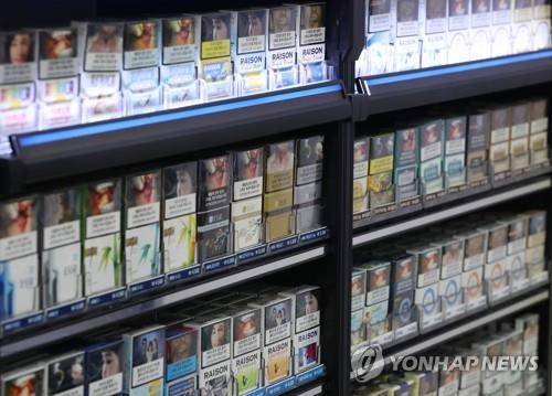 편의점 담배 진열대 [연합뉴스 자료사진]