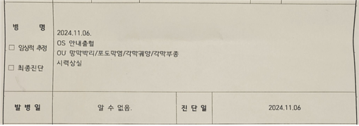 검사결과지.png 백내장 수술 후 실명, 방치해놓고 적반하장인 동물병원 백내장 수술 후 실명, 방치해놓고 적반하장인 동물병원..