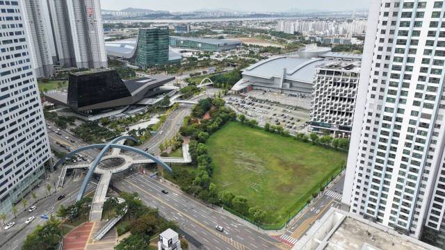 고양특례시가 매각을 추진 중인 킨텍스 지원부지 내 호텔부지 S2 전경. 고양특례시 제공