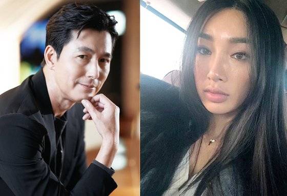 배우 정우성·모델 문가비. 사진 플러스엠 엔터테인먼트·문가비 인스타그램