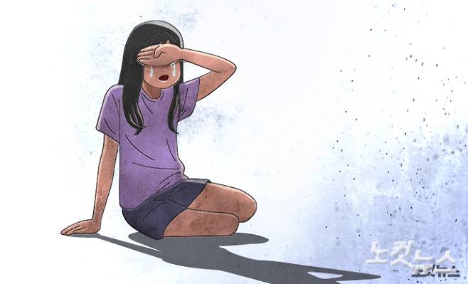 학대 피해 이미지.