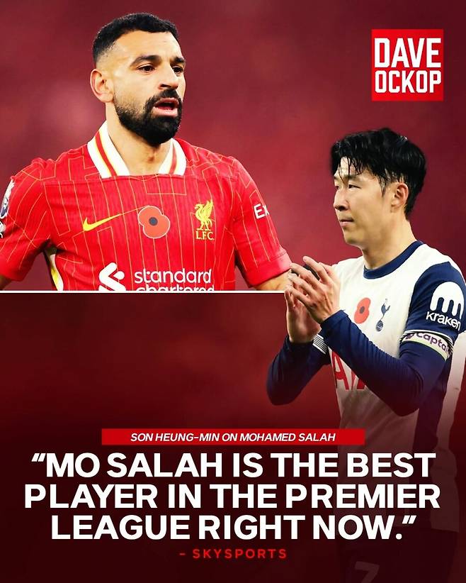 ▲ 살라는 "12월이 거의 다 되어 가는데 리버풀에 잔류&nbsp;제안을 받지 못했다. 내가 수년 동안 클럽에 있었다는 것을 알고 계실 것이다. 이런 클럽은 없다. 그러나 결국 그것은 내 손에 달려 있지 않다. 지금은 12월이고 아직 내 미래에 대해 아무것도 듣지 못했다. 나는 팬들을 사랑한다. 팬들도 나를 사랑한다. 결국은 내 손에 달린 것도 아니고 팬들의 손에 달린 것도 아니다”라고 말했다. 내년 여름 리버풀을 자유계약대상자로 떠날 가능성이 크다. 손흥민도 계약 만료 끝에 1년 연장 옵션만 발동된 상황이다.