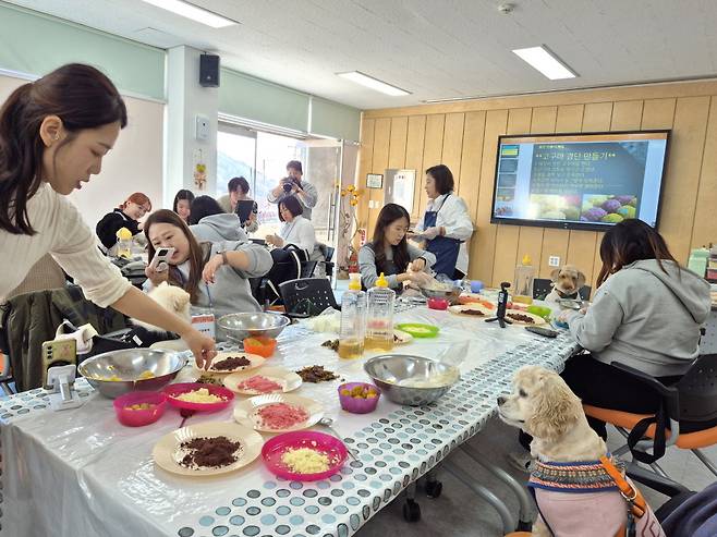 예하지 마을, 고무마 경단 만들기 체험