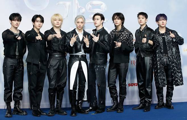 JYP엔터의 대표그룹 스트레이키즈. /뉴스1