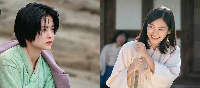 ▲ 정년이 역 김태리, 주란 역 우다비. 출처|tvN '정년이' 스틸