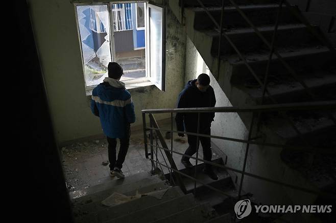 우크라이나 전쟁 투어 [AFP 연합뉴스. 재판매 및 DB 금지]