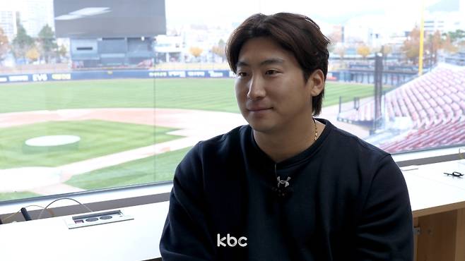 ▲ 28일 광주기아챔피언스필드에서 만난 KIA 타이거즈 나성범