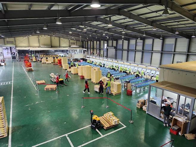 제주도에 위치한 제스프리 팩하우스 전경. /사진=제스프리 제공