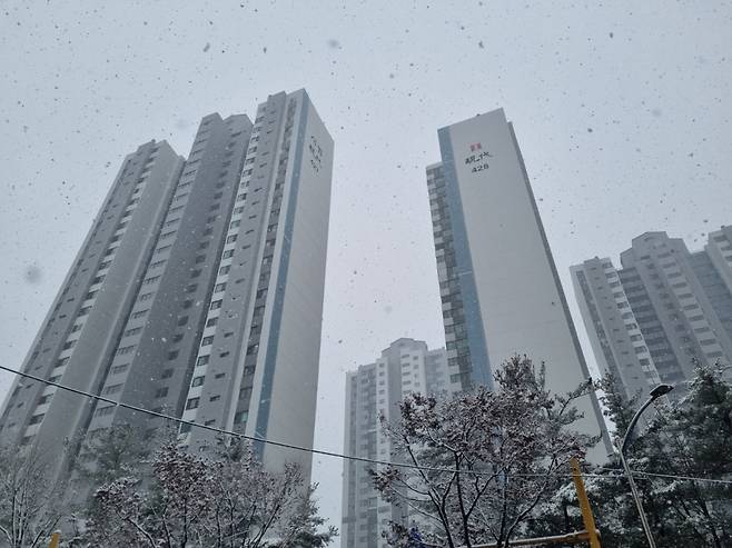 27일 1기 신도시 재건축 선도지구로 선정된 분당 시범현대아파트/사진=이용안 기자