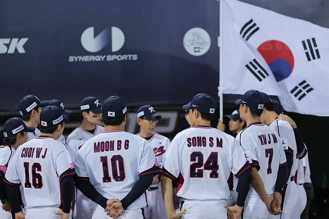 ▲ 2024 프리미어12에 참가한 한국 야구 대표팀. ⓒ WBSC