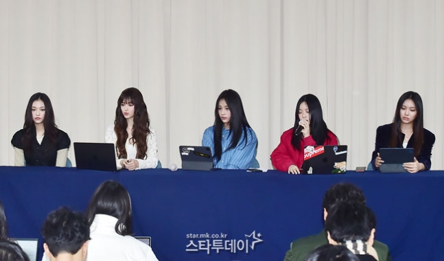 뉴진스가 28일 기자회견을 열어 어도어와 전속계약 해지를 선언했다. 사진| 스타투데이 DB