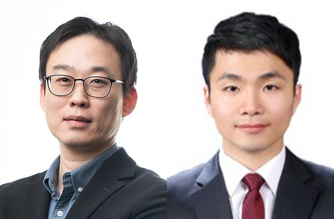 46세의 임성수(왼쪽) DS부문 CTO 반도체연구소 DRAM TD1팀 부사장, 39세의 하지훈 DX부문 CTO SR 통신S/W연구팀 상무 [삼성전자 제공]