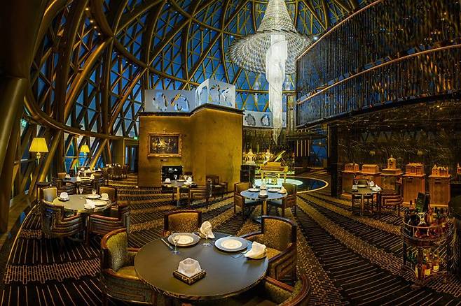 그랜드 리스보아 호텔의 내부. 사진 SJM 리조트 SA