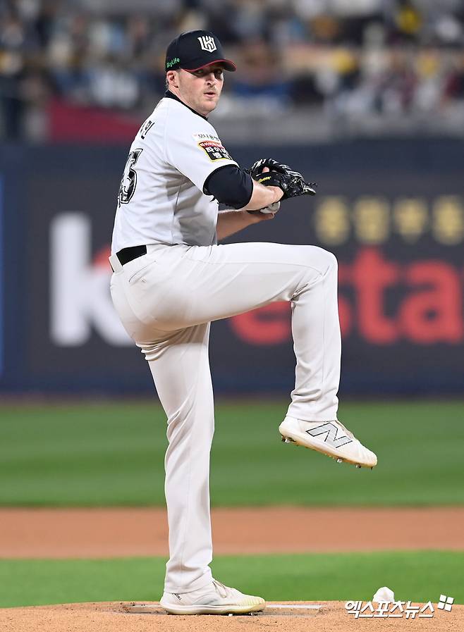 2022 시즌부터 KT 위즈에서 활약한 외국인 투수 웨스 벤자민이 재계약 실패로 팀을 떠나게 됐다. 사진 엑스포츠뉴스 DB