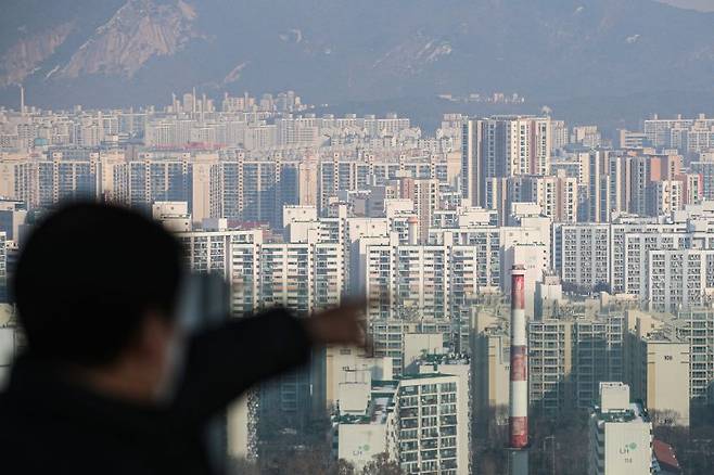 서울 시내 아파트 단지(기사 본문 내용과는 무관). 뉴시스 제공.
