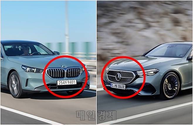 BMW와 벤츠의 도전과 응전 [사진출처=BMW, 벤츠]