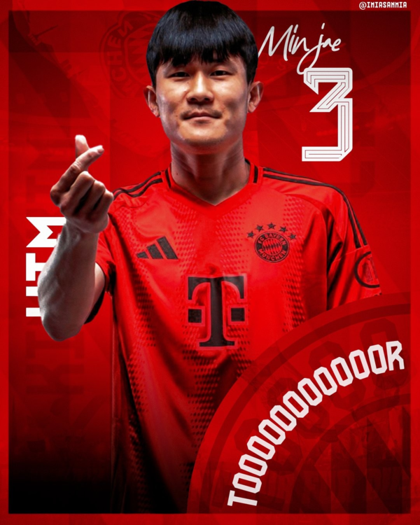 ▲ 김민재는 독일 도르트문트의 지그날 이두나 파크에서 열린 2024-25시즌 분데스리가 12라운드 도르트문트전에서 후반 80분까지 뮌헨의 수비를 책임지며 인상적인 활약을 펼쳤다. 뮌헨은 이 경기에서 1-1 무승부를 기록하며 리그 무패 행진을 이어갔다. 후반 80분 상대 선수와 볼 다툼 도중 팔꿈치에 얼굴을 맞아 눈썹 부위 출혈이 발생했다. 출혈로 인해 교체됐다. 경기 후 기자회견에서 김민재 컨디션에 대한 질문이 있었는데 “김민재는 눈썹 부위가 찢어져 몇 바늘 봉합했다. 하지만 김민재는 괴물 같은 선수다. 이런 부상은 그를 흔들지 못한다. 곧바로 출전 준비가 될 것”이라는 발표가 있었다