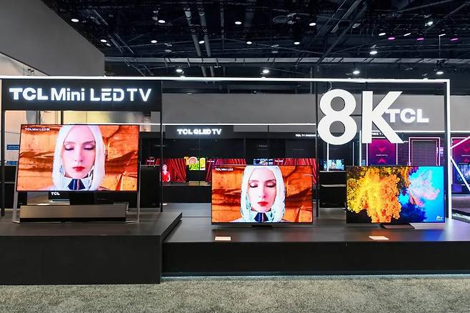 CES 2023 내 TCL 전시관./TCL 제공