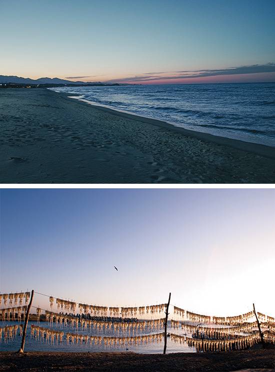 속초 해변의 아침, 속초 해안도로 아침 풍경