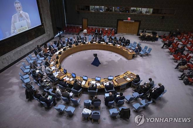 유엔 안전보장이사회 [AP 연합뉴스 자료사진. 재판매 및 DB 금지]