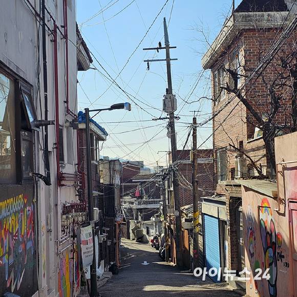 서울 용산구 한남3구역이 위치한 이태원우사단길 일대 전경 2024.12.5 [사진=이효정 기자 ]