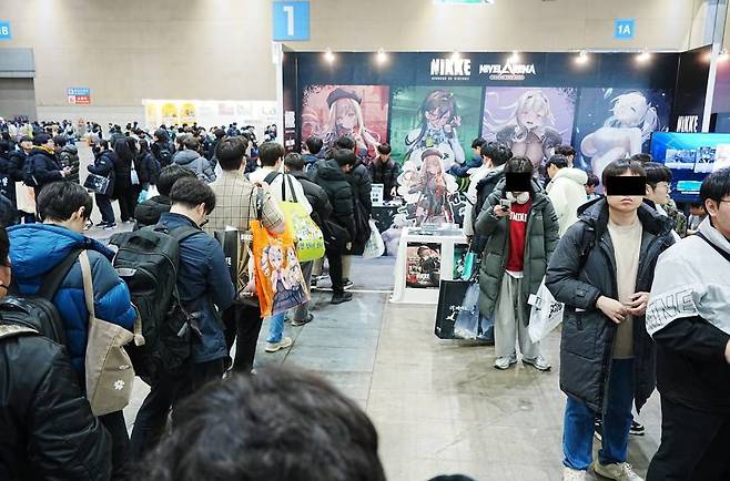 긴 줄이 늘어선 '니벨아레나' AGF 2024 부스