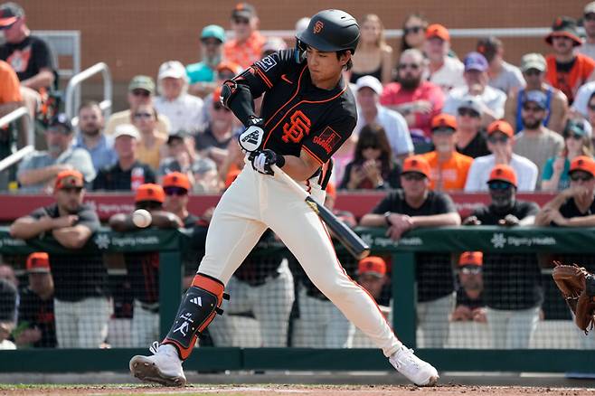 샌프란시스코 자이언츠의 이정후 ⓒAP연합